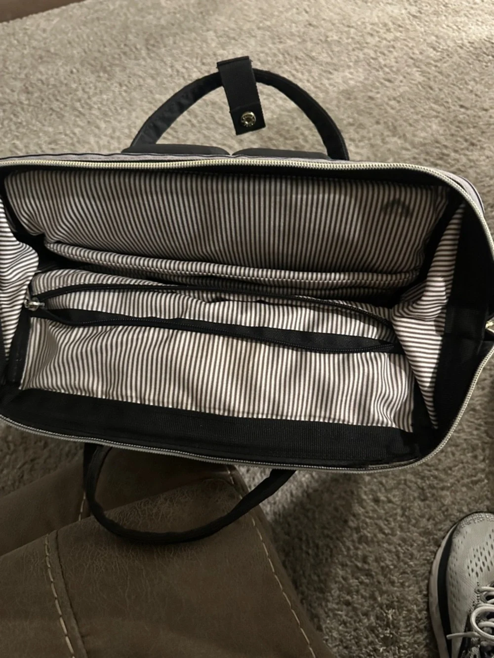 Lovevook Black backpack New computer back pack bag with Fronpockets